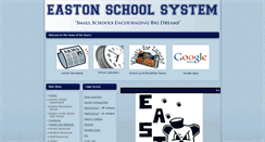Desktop Screenshot of eastonschools.org