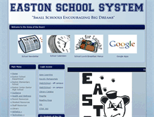 Tablet Screenshot of eastonschools.org